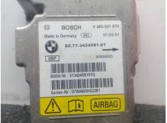 Recambio de centralita airbag para bmw x3 (e83) 2.0 i referencia OEM IAM 0285001870-6577342458101-31342458101Q  BOSCH 2