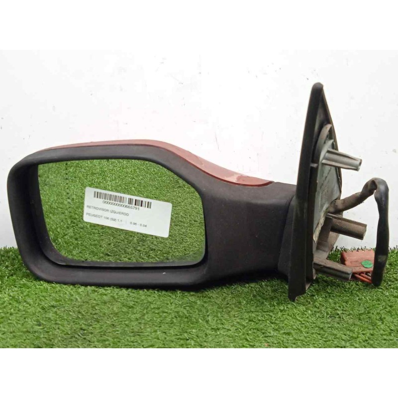 Recambio de retrovisor izquierdo para peugeot 106 (s2) 1.1 referencia OEM IAM SINREFERENCIA ELECTRICO - 5.CABLES ROJO