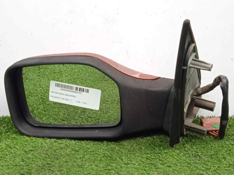 Recambio de retrovisor izquierdo para peugeot 106 (s2) 1.1 referencia OEM IAM SINREFERENCIA ELECTRICO - 5.CABLES ROJO