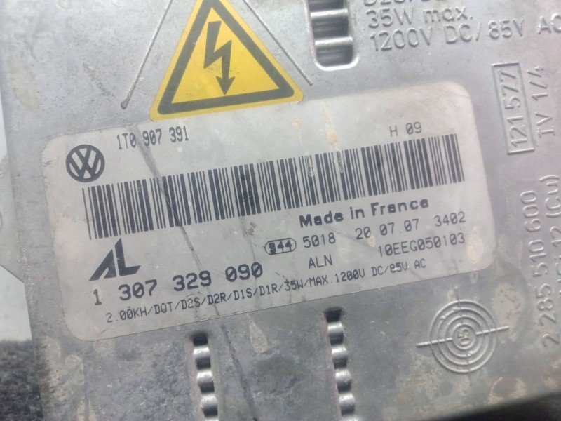 Recambio de centralita faros xenon para volkswagen golf v (1k1) 1.9 tdi referencia OEM IAM 1307329090 - 1T0907391  