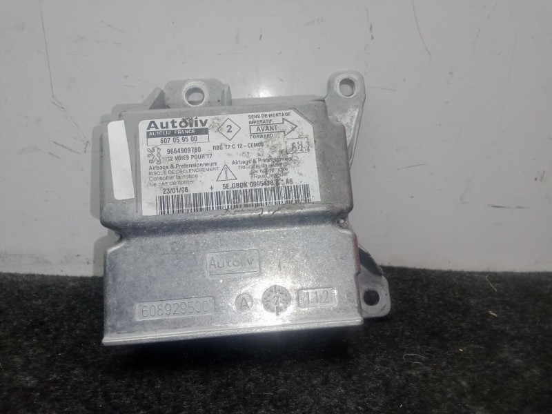 Recambio de centralita airbag para peugeot 308 i (4a_, 4c_) 1.6 16v referencia OEM IAM 9664909780 - 607059500  AUTOLIV