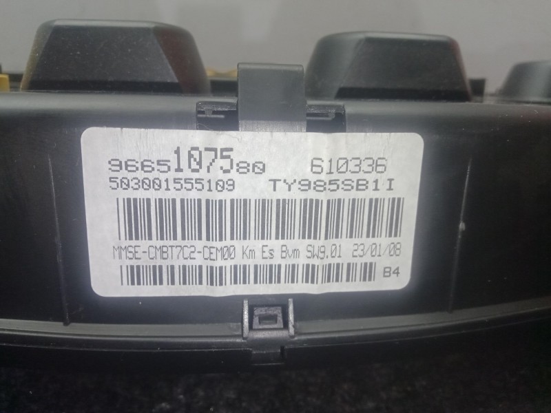 Recambio de cuadro instrumentos para peugeot 308 i (4a_, 4c_) 1.6 16v referencia OEM IAM 9665107580- 503001555109  