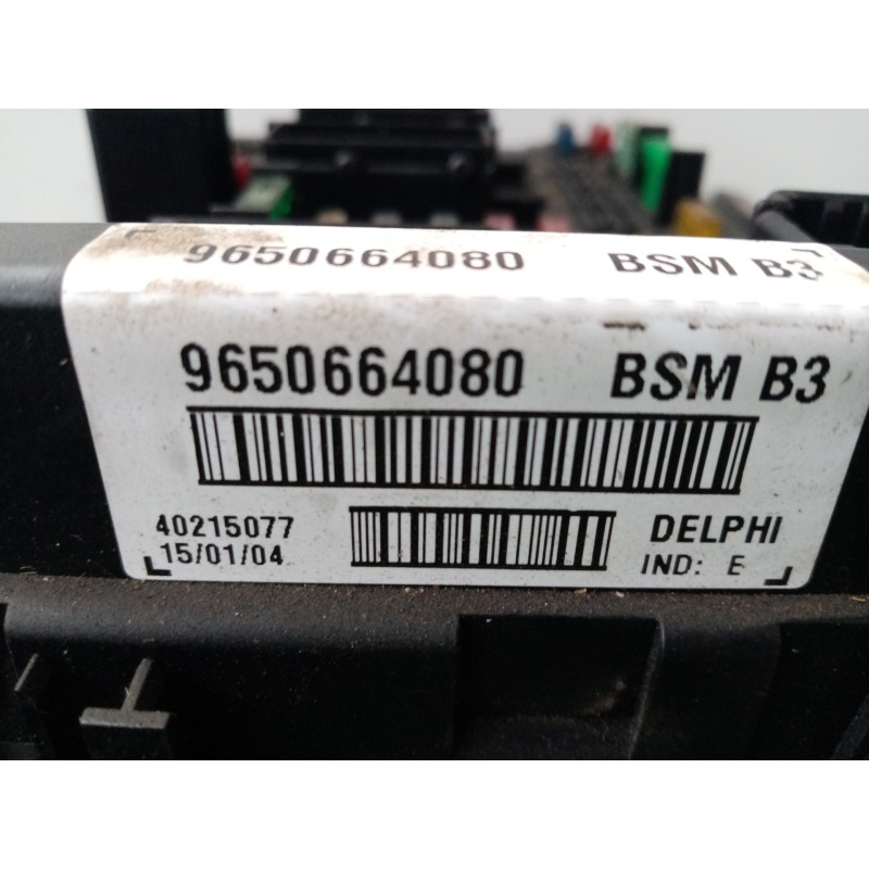 Recambio de centralita check control para citroën xsara berlina 2.0 hdi cat (rhy / dw10td) referencia OEM IAM 9650664080-BSMB3 B