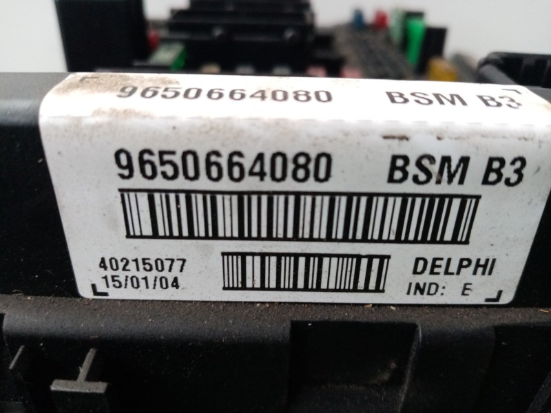 Recambio de centralita check control para citroën xsara berlina 2.0 hdi cat (rhy / dw10td) referencia OEM IAM 9650664080-BSMB3 B