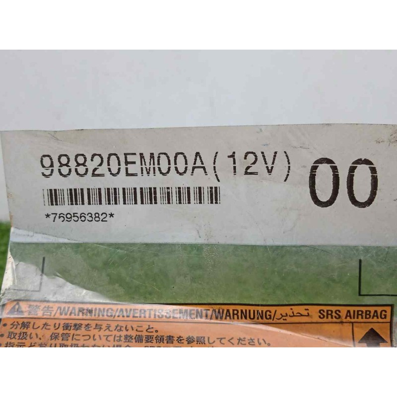 Recambio de centralita airbag para nissan tiida (c11x/sc11x) 1.5 dci turbodiesel cat referencia OEM IAM 98820EM00A  