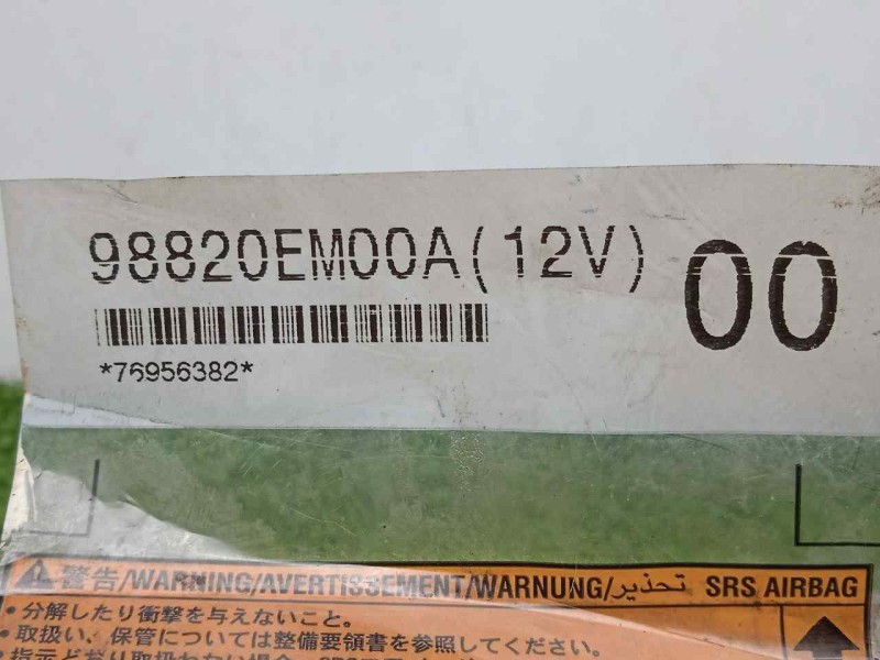 Recambio de centralita airbag para nissan tiida (c11x/sc11x) 1.5 dci turbodiesel cat referencia OEM IAM 98820EM00A  