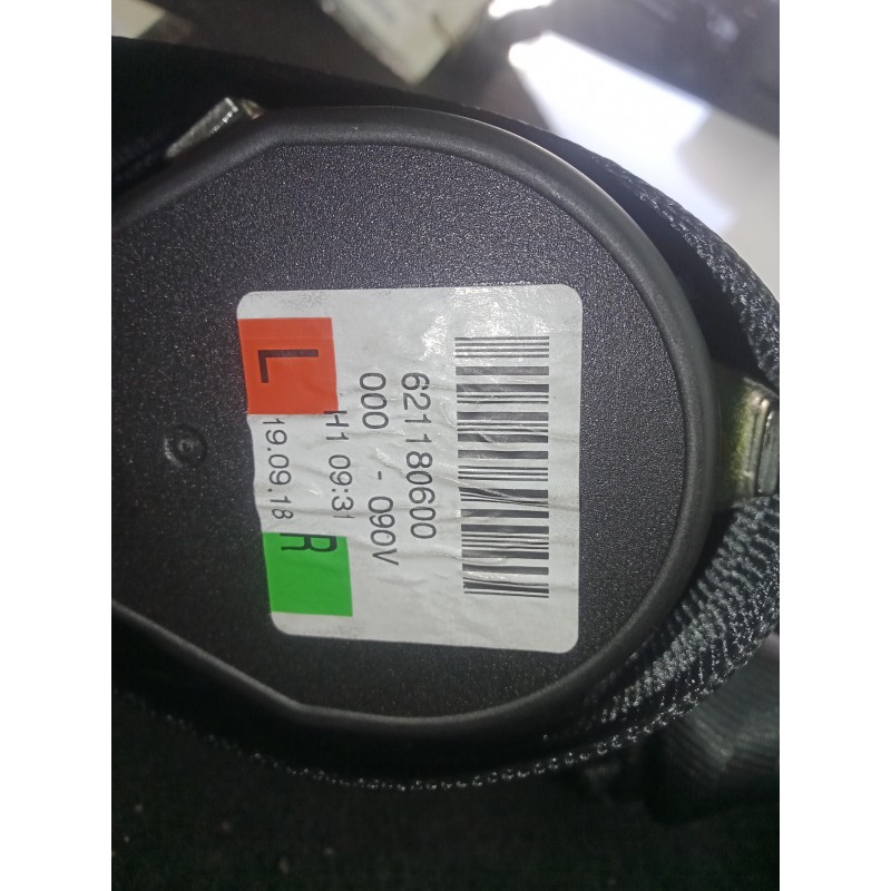 Recambio de cinturon seguridad trasero izquierdo para seat leon (5f1) 2.0 16v tsi referencia OEM IAM 621180600  