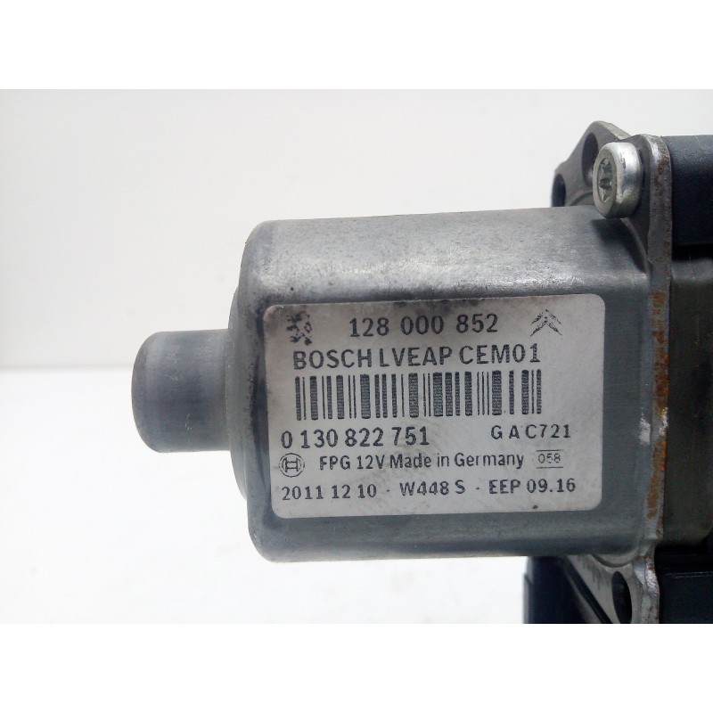 Recambio de motor elevalunas trasero izquierdo para citroën c5 berlina 1.6 hdi fap referencia OEM IAM 128000852-0130822751-20111