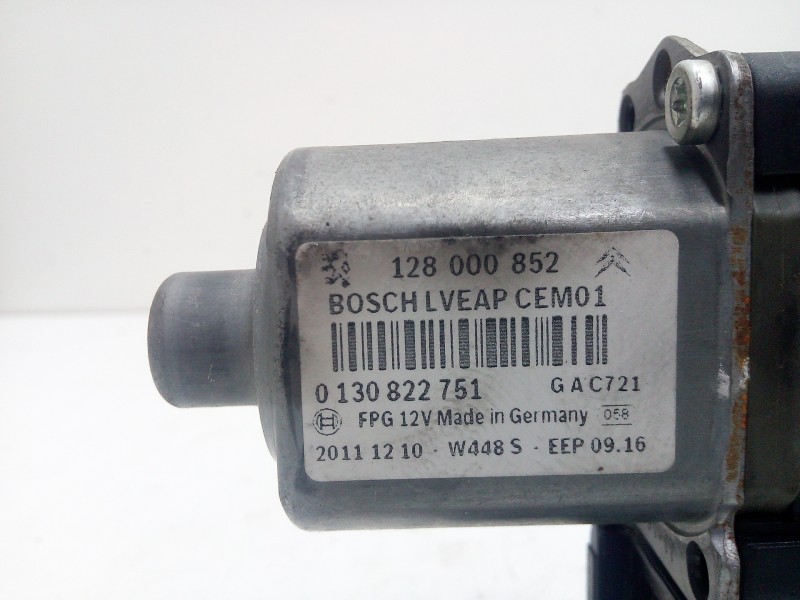 Recambio de motor elevalunas trasero izquierdo para citroën c5 berlina 1.6 hdi fap referencia OEM IAM 128000852-0130822751-20111