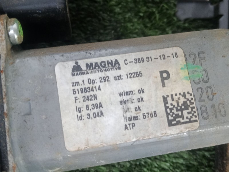 Recambio de elevalunas delantero derecho para alfa romeo mito (955_) 1.4 (955.axb1b, 955.axu1a) referencia OEM IAM M11327 6.PINE