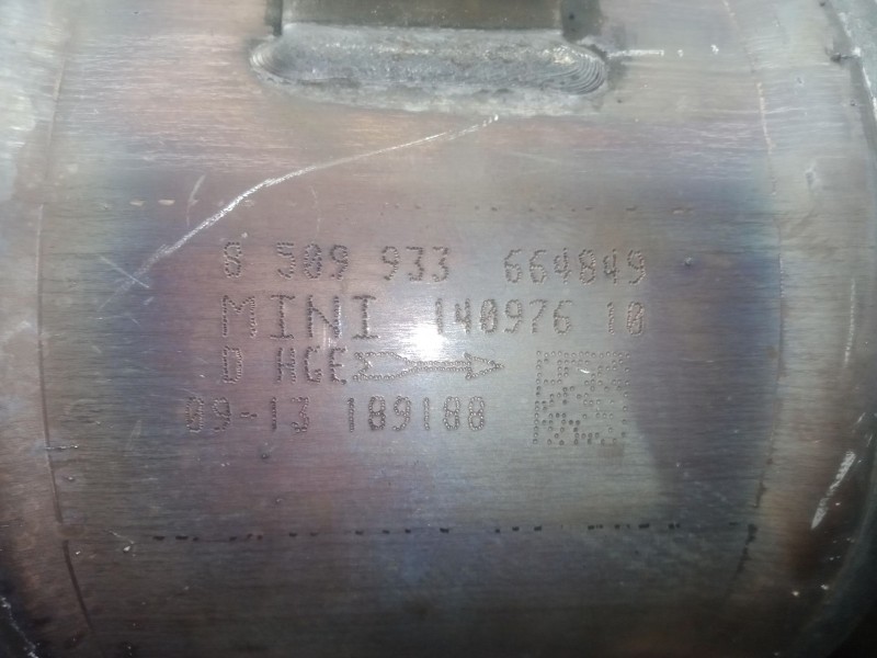 Recambio de catalizador para mini mini countryman (r60) one d referencia OEM IAM 8509935664946  