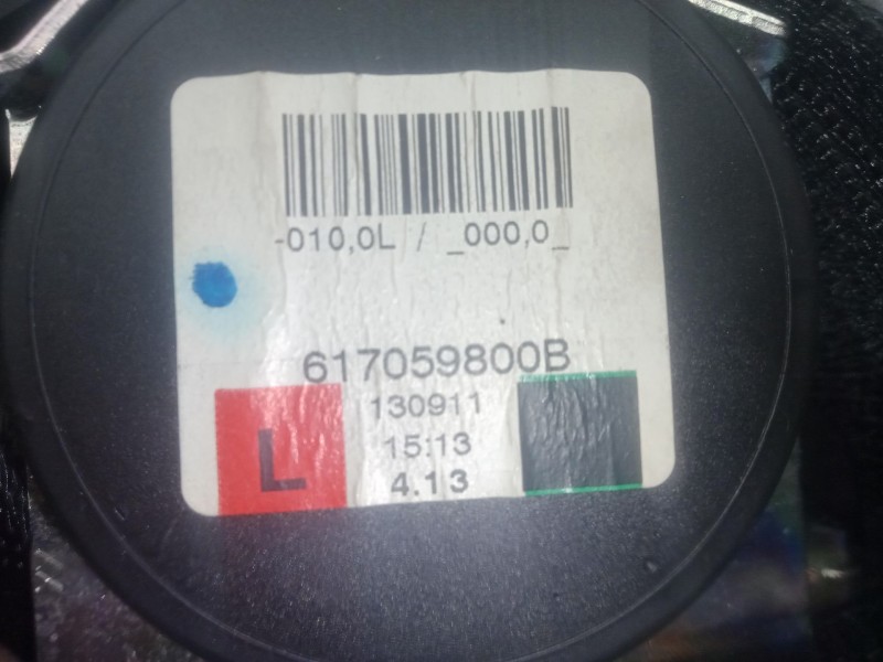 Recambio de cinturon seguridad delantero izquierdo para mini mini countryman (r60) one d referencia OEM IAM 617059800B  