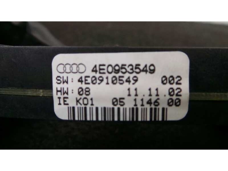 Recambio de centralita luces para audi a8 (4e2) 4.2 quattro referencia OEM IAM 4E0953549-4E0910549  