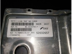 Recambio de centralita motor uce para alfa romeo mito (955_) 1.4 (955.axb1b, 955.axu1a) referencia OEM IAM 52032657 - 0116766F M