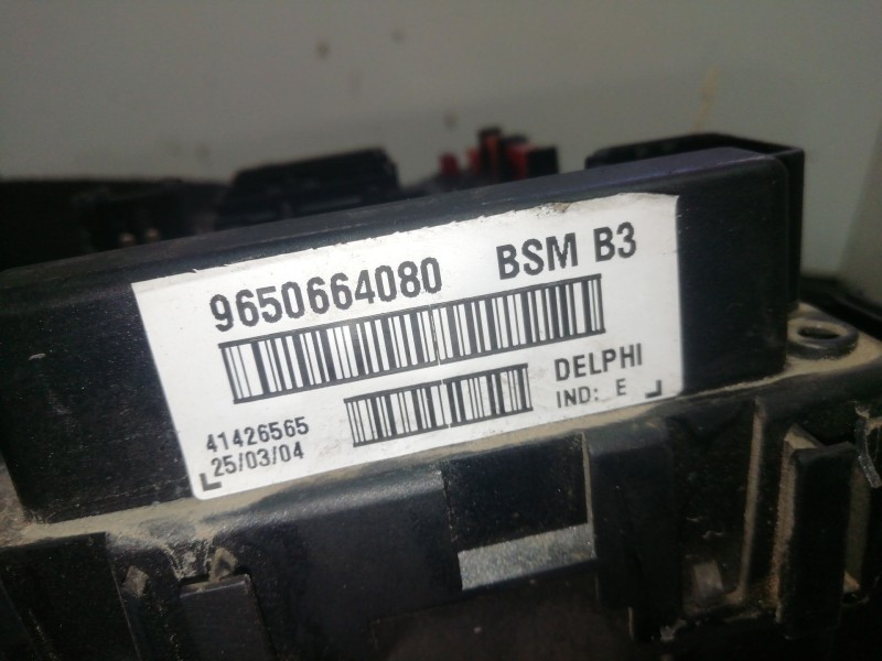 Recambio de caja reles / fusibles para peugeot 807 (eb_) 2.2 hdi referencia OEM IAM 9650664080 DELPHI BSMB3