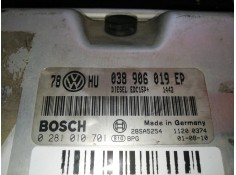 Recambio de centralita motor uce para volkswagen golf iv (1j1) 1.9 tdi referencia OEM IAM 038906019EP - 0281010701  EDC15P+