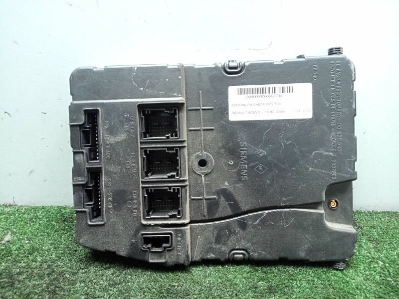 Recambio de centralita check control para renault scenic ii 1.5 dci diesel referencia OEM IAM S118400250D-8200525386-UCHN3 UCHN3
