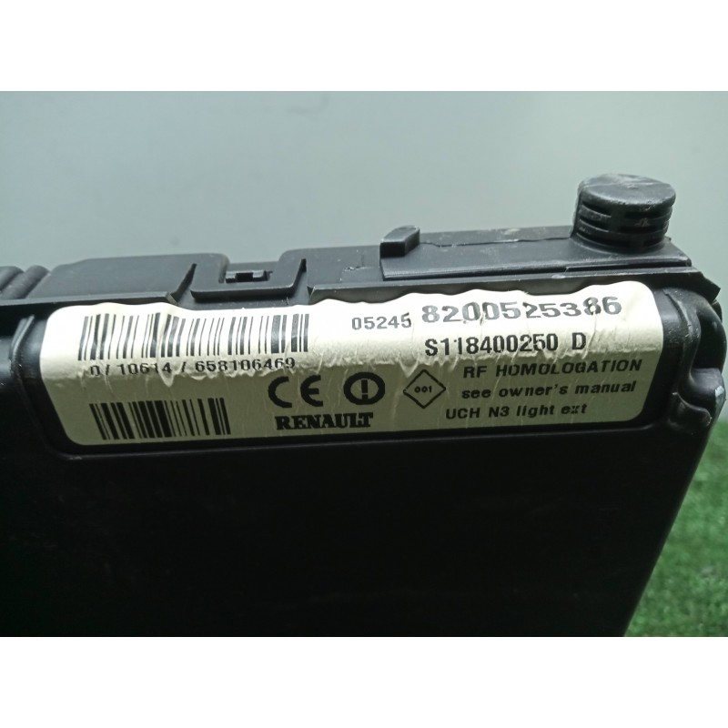 Recambio de centralita check control para renault scenic ii 1.5 dci diesel referencia OEM IAM S118400250D-8200525386-UCHN3 UCHN3