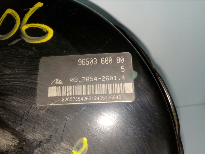Recambio de servofreno para peugeot 206 berlina 1.4 referencia OEM IAM 9650368080-03785426014  ATE