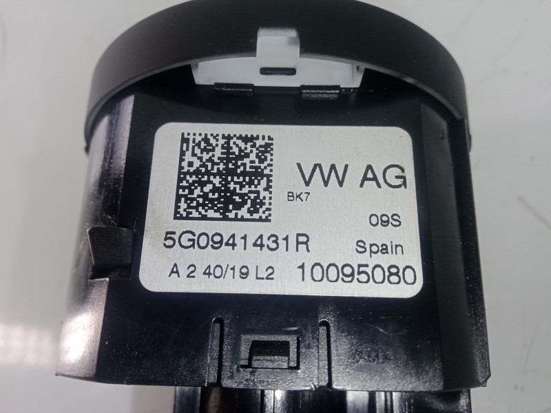 Recambio de interruptor luces para seat leon (5f1) 2.0 16v tsi referencia OEM IAM 5G0941431R 2.NIEBLAS 10.PINES