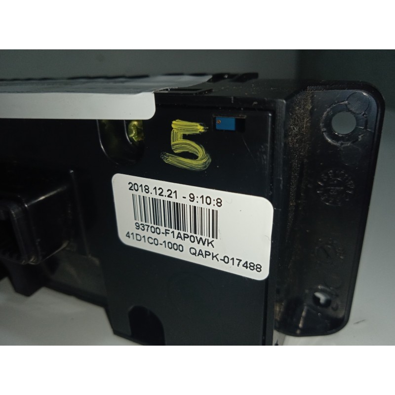 Recambio de interruptor para kia sportage 1.6 crdi cat referencia OEM IAM 41D1C01100-93700F1AP0WK  