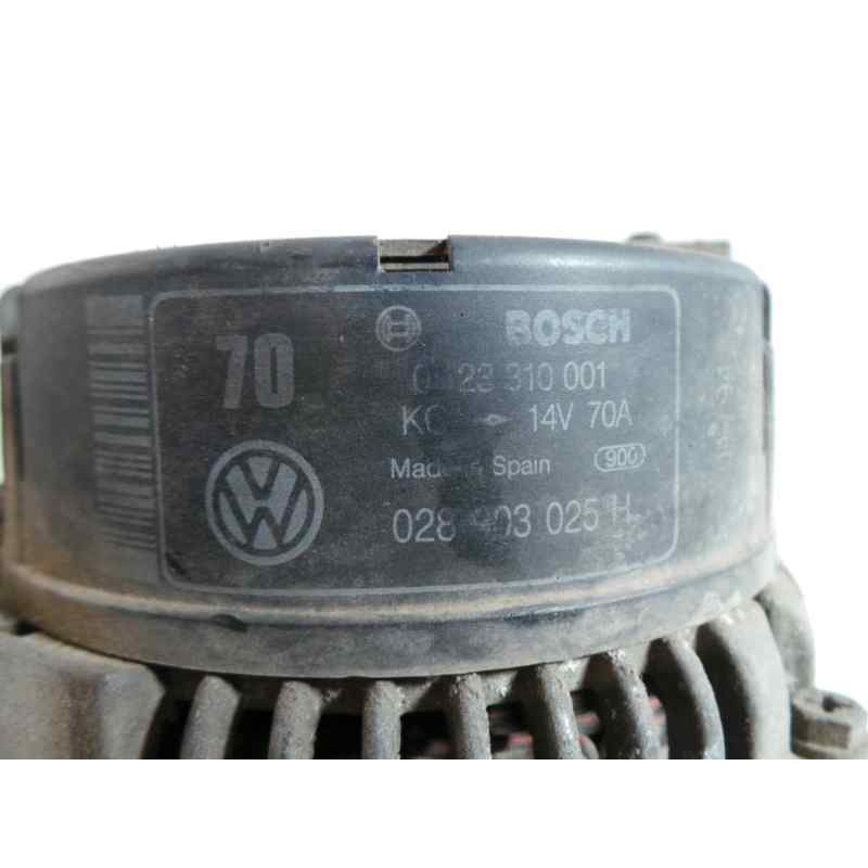Recambio de alternador para volkswagen vento (1h2) 1.6 referencia OEM IAM 0123310001-028903025H VAG.70 - 4.PATILLAS POLEA.FIJA -