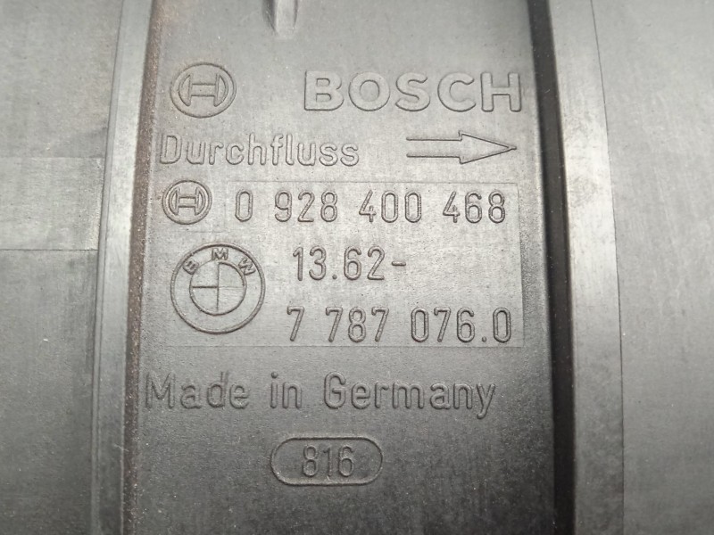 Recambio de caudalimetro para bmw 3 (e46) 320 d referencia OEM IAM 0928400468 - 77870760 BOSCH 5.PINES