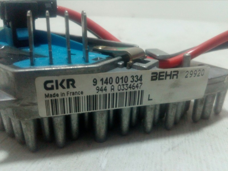 Recambio de resistencia calefaccion para citroën jumpy 2.0 hdi referencia OEM IAM 9790339680 - 9140010334 BEHR SIN USO