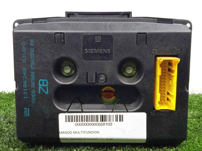 Recambio de mando multifuncion para opel zafira a 2.0 dti referencia OEM IAM 13106240 - 5WK70050  