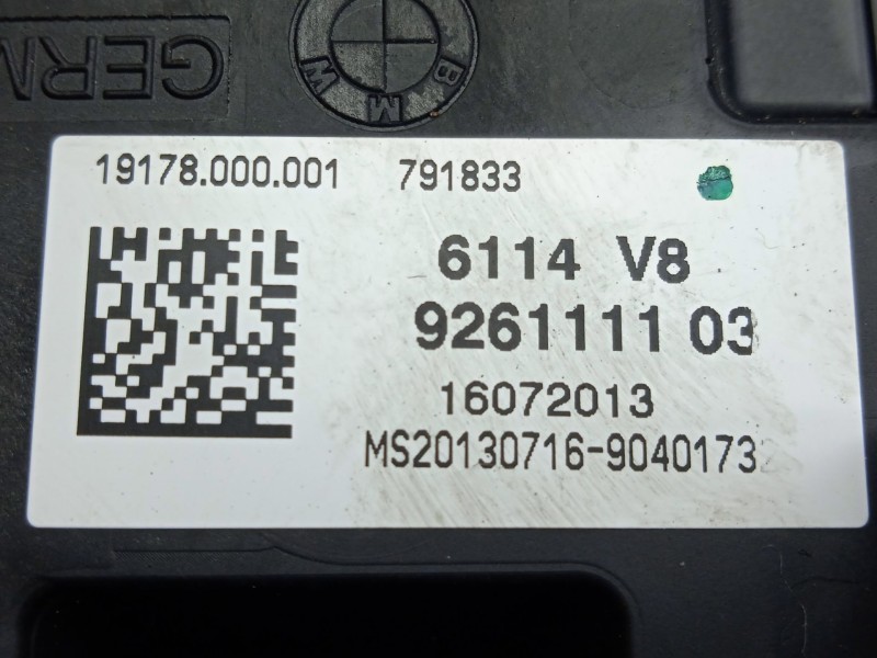 Recambio de caja reles / fusibles para bmw 1 (f20) 116 d referencia OEM IAM 926111103  