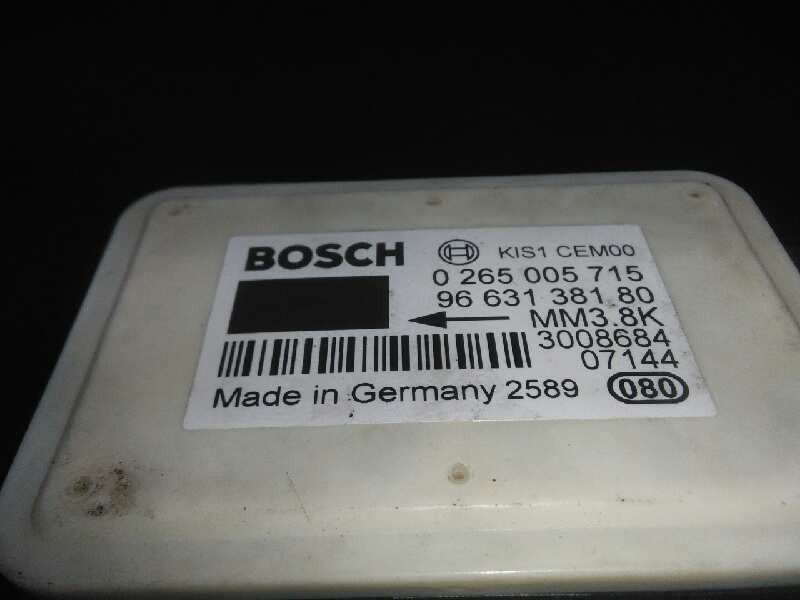 Recambio de centralita esp para citroën c4 picasso 2.0 hdi fap cat (rhr / dw10bted4) referencia OEM IAM 0265005715-9663138180 4.