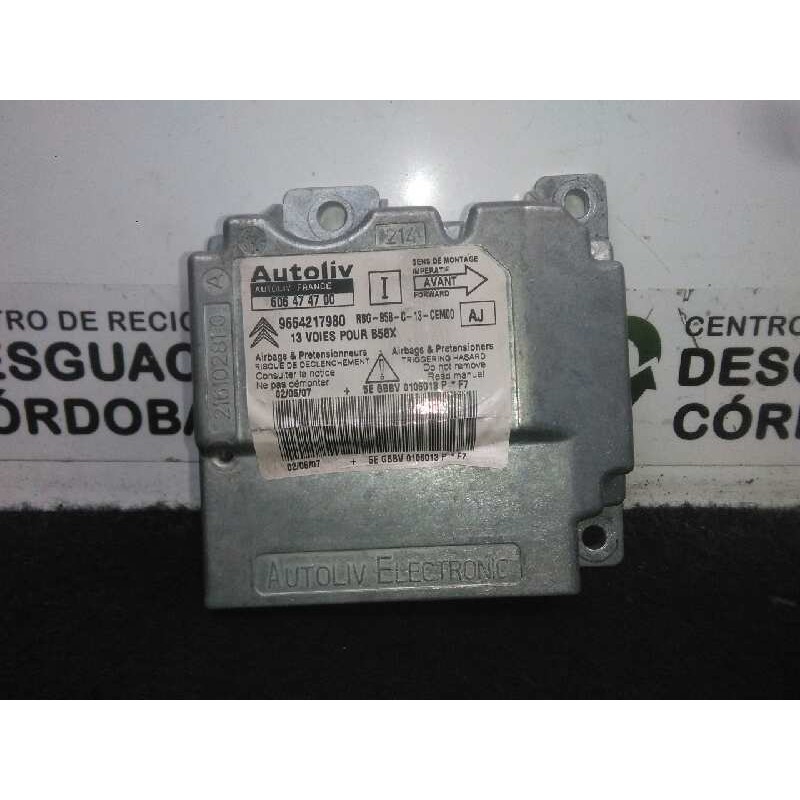 Recambio de centralita airbag para citroën c4 picasso 2.0 hdi fap cat (rhr / dw10bted4) referencia OEM IAM 606474700-9664217980-