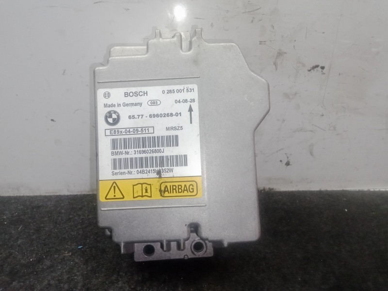 Recambio de centralita airbag para bmw 1 (e87) 120 d referencia OEM IAM 6577696026801 - 0285001531  BOSCH
