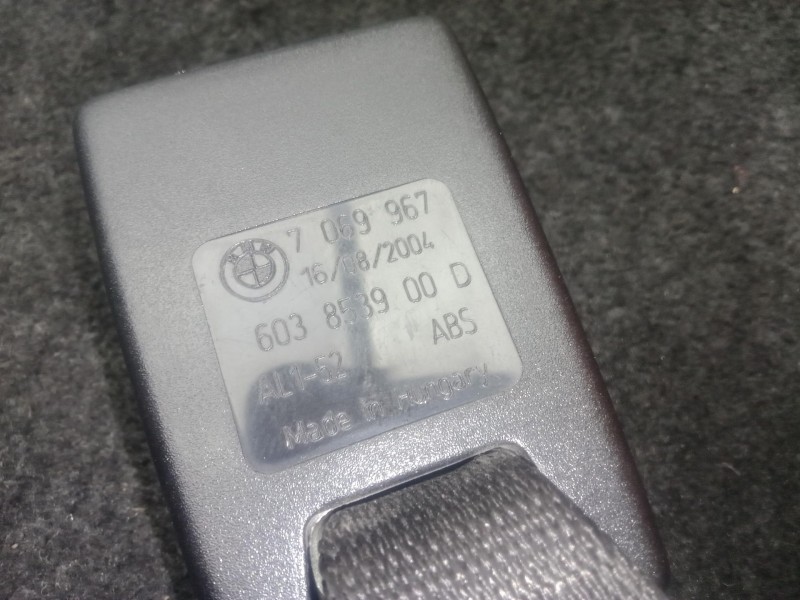 Recambio de enganche cinturon trasero izquierdo para bmw 1 (e87) 120 d referencia OEM IAM 7069967 - 603853900D  