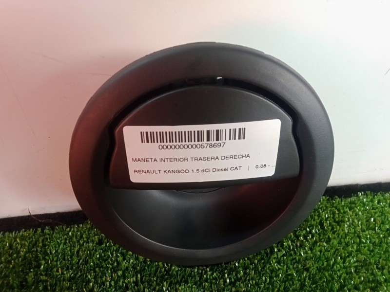 Recambio de maneta interior trasera derecha para renault kangoo 1.5 dci diesel cat referencia OEM IAM 8200497655A - 826705746R 0