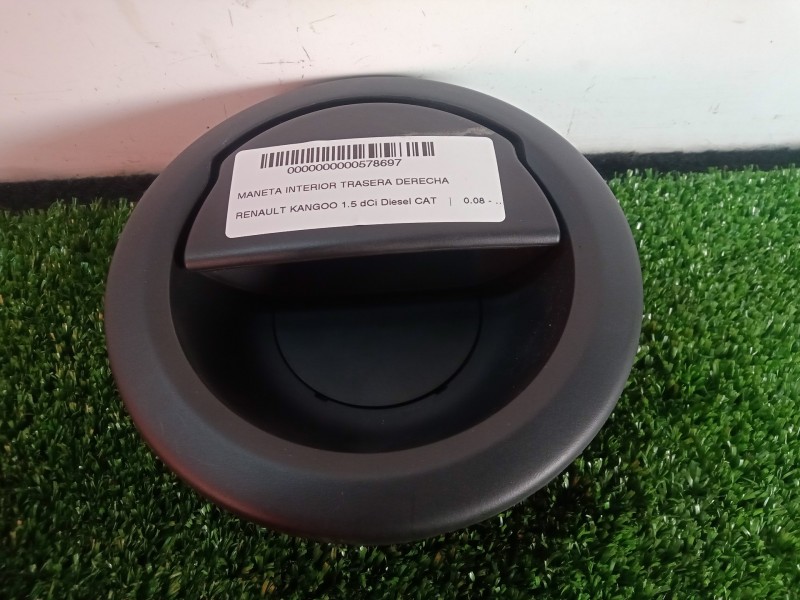 Recambio de maneta interior trasera derecha para renault kangoo 1.5 dci diesel cat referencia OEM IAM 8200497655A - 826705746R 0