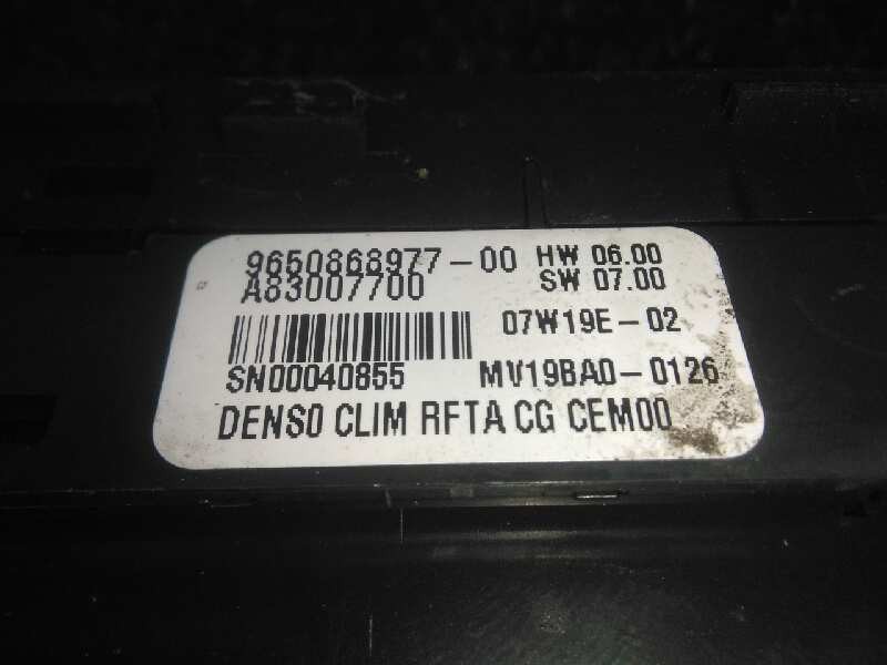 Recambio de mando climatizador para citroën c4 picasso 2.0 hdi fap cat (rhr / dw10bted4) referencia OEM IAM 9650868977-A83007700