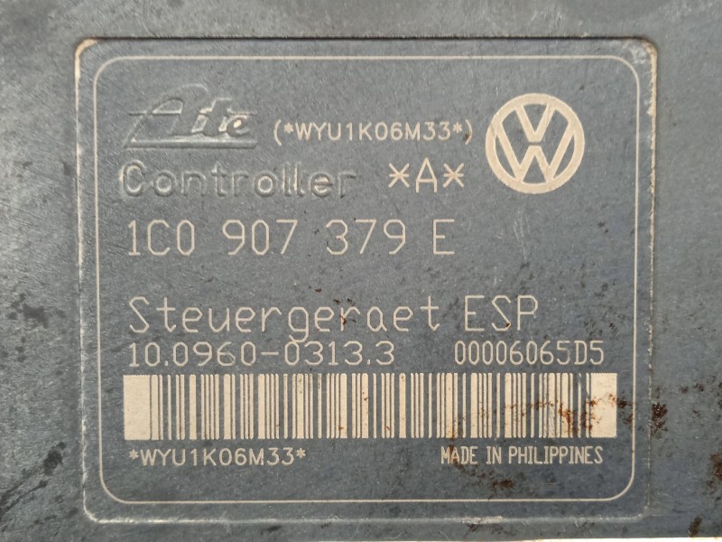 Recambio de abs para volkswagen golf iv (1j1) 1.9 tdi referencia OEM IAM 1C0907379E - 10039924264 ATE 