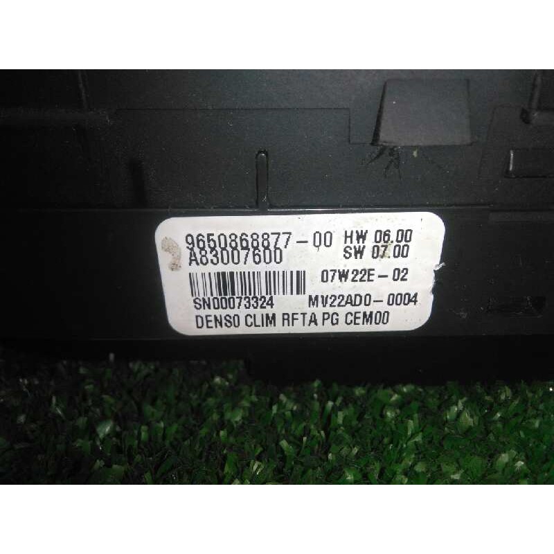 Recambio de mando climatizador para citroën c4 picasso 2.0 hdi fap cat (rhr / dw10bted4) referencia OEM IAM 9650868877-A83007600