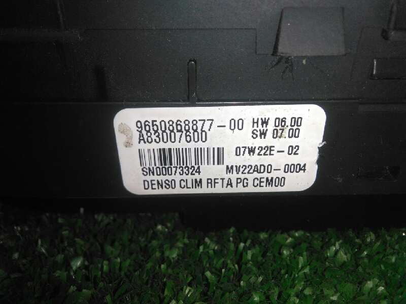 Recambio de mando climatizador para citroën c4 picasso 2.0 hdi fap cat (rhr / dw10bted4) referencia OEM IAM 9650868877-A83007600