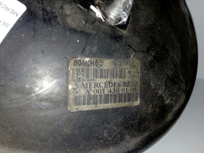 Recambio de servofreno para mercedes-benz vito caja cerrada 6.03  2.1 cdi cat referencia OEM IAM A0014300108-0204024701 BOSCH 