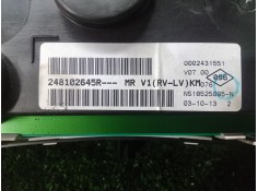 Recambio de cuadro instrumentos para dacia duster 1.5 dci diesel fap cat referencia OEM IAM 248102645R   2