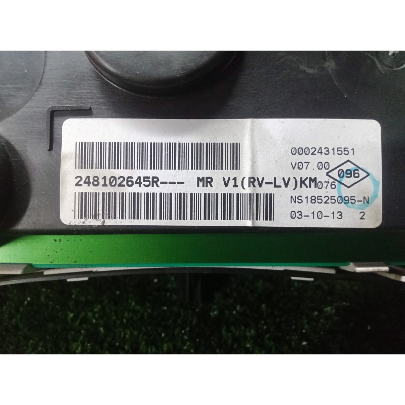 Recambio de cuadro instrumentos para dacia duster 1.5 dci diesel fap cat referencia OEM IAM 248102645R  