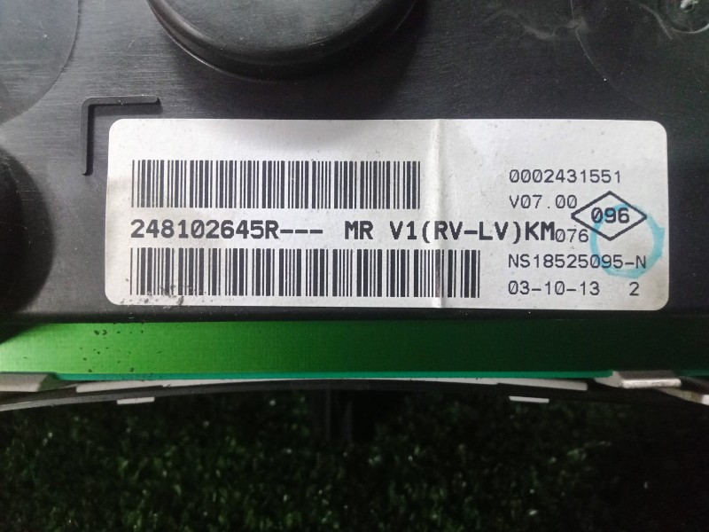Recambio de cuadro instrumentos para dacia duster 1.5 dci diesel fap cat referencia OEM IAM 248102645R  