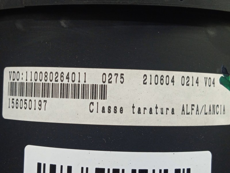 Recambio de cuadro instrumentos para alfa romeo gt (937_) 1.9 jtd (937cxn1b) referencia OEM IAM 110080264011 - 156050197  1.CONE