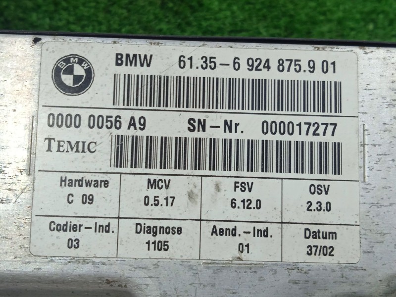 Recambio de modulo electronico para bmw 7 (e65, e66, e67) 730 d referencia OEM IAM 61356924875901  10.CONECTORES
