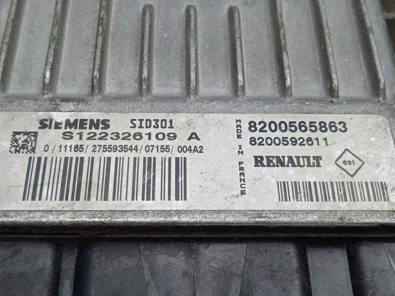 Recambio de centralita motor uce para nissan tiida (c11x/sc11x) 1.5 dci turbodiesel cat referencia OEM IAM S122326109A-820056586