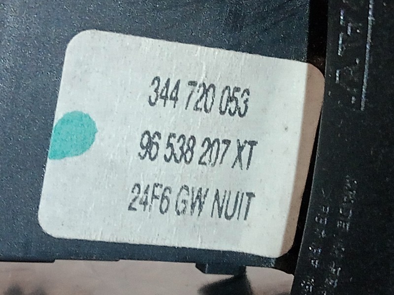 Recambio de mando multifuncion para peugeot 207 1.6 16v hdi referencia OEM IAM 344720053 - 96538207XT  