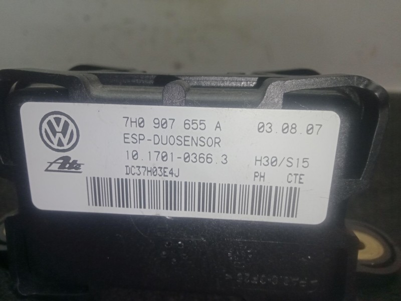 Recambio de centralita esp para volkswagen jetta iii (1k2) 1.9 tdi referencia OEM IAM 7H0907655A - 10170103663  