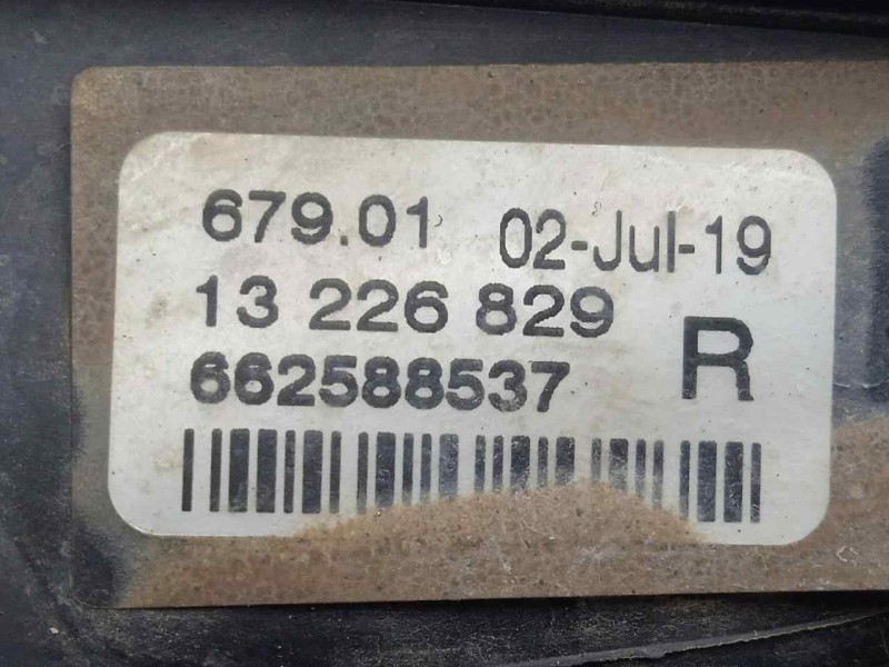 Recambio de faro antiniebla derecho para opel insignia berlina 2.0 cdti cat referencia OEM IAM 13226829  